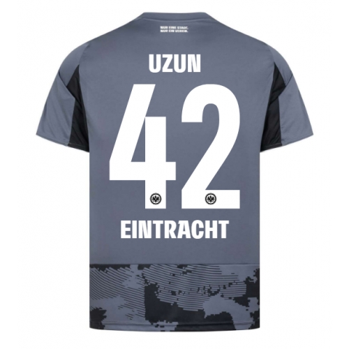 Billige Fotballdrakt Eintracht Frankfurt Can Uzun #42 Replika Tredjedrakt 2025-26 Kortermet Billige Fotballdrakt Eintracht Frankfurt Can Uzun #42 Replika Tredjedrakt 2025-26 Kortermet